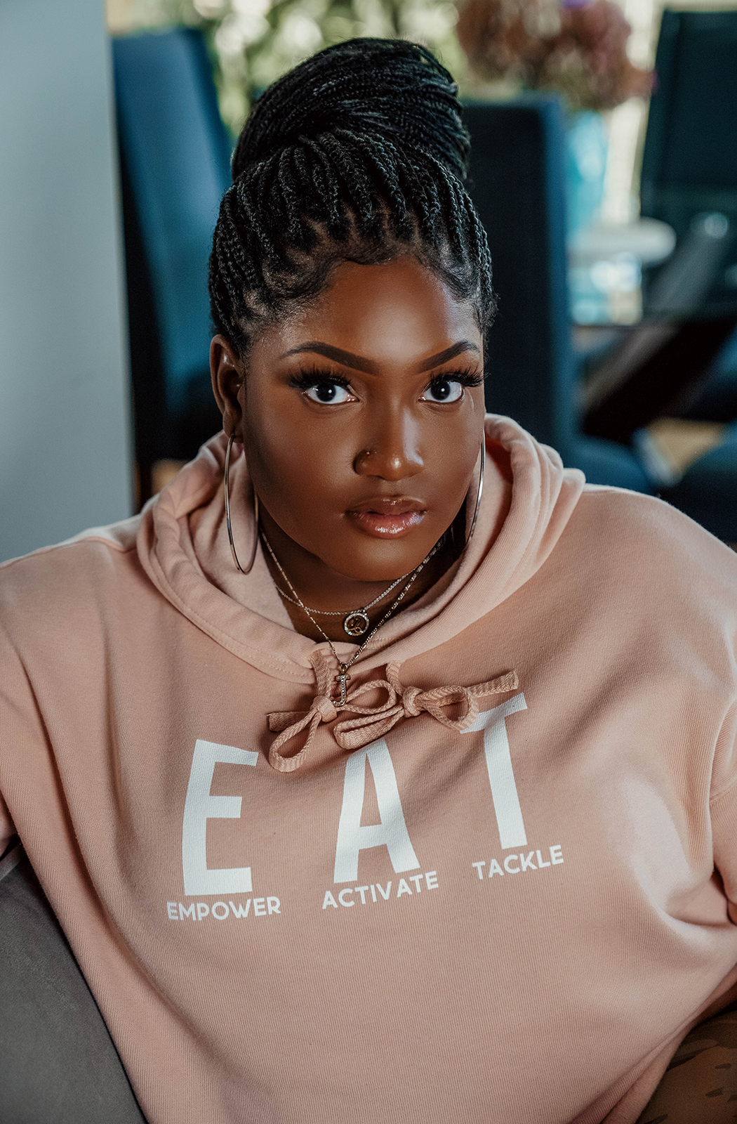 E.A.T. Crop Hoodie