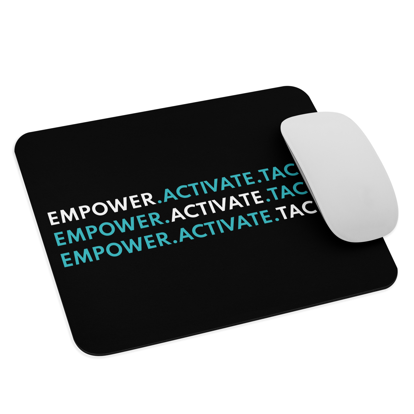 Black Step & Repeat E.A.T. Mouse pad