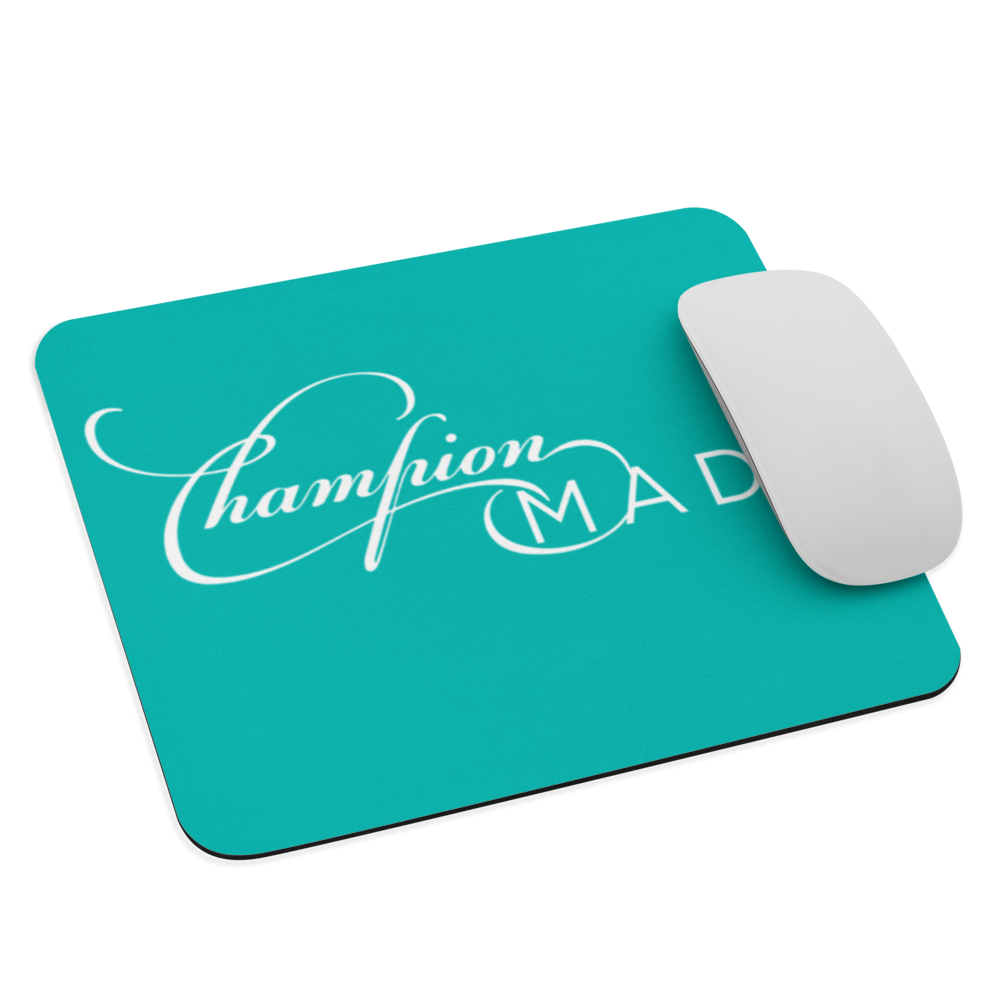 Iris Blue Champion Made Mouse pad