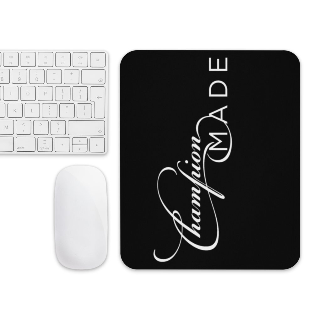 Champion Made Black Mouse pad