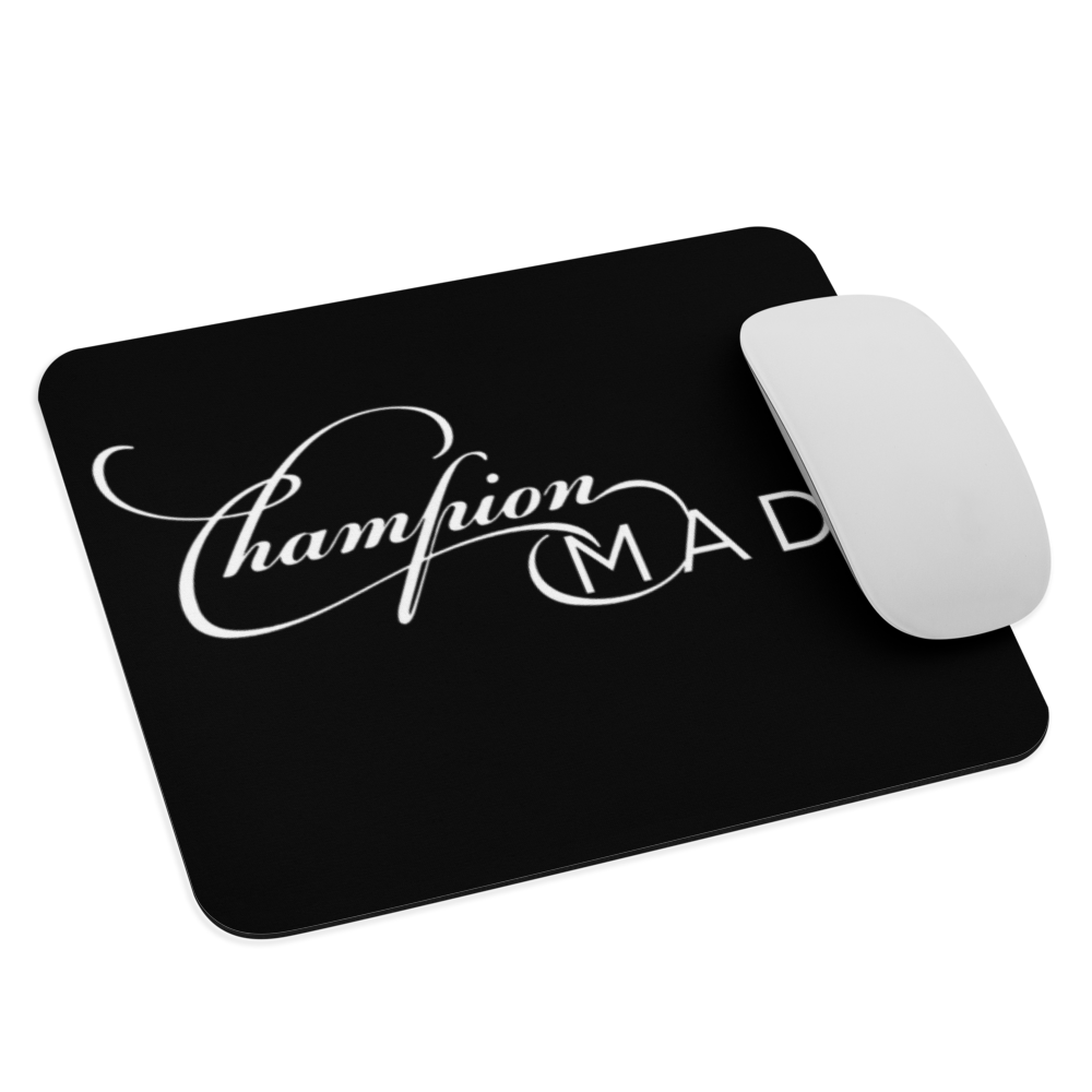 Champion Made Black Mouse pad