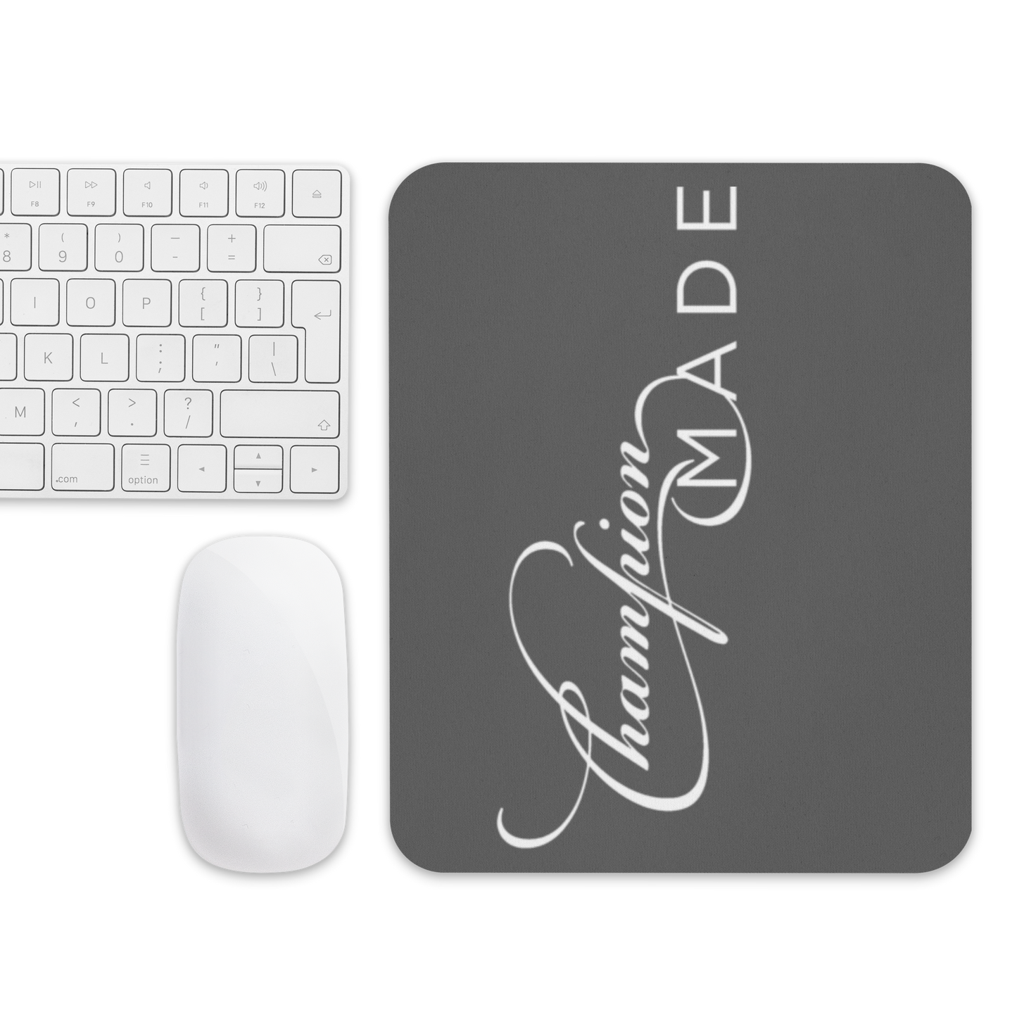 Grey Step & Repeat E.A.T. Mouse pad